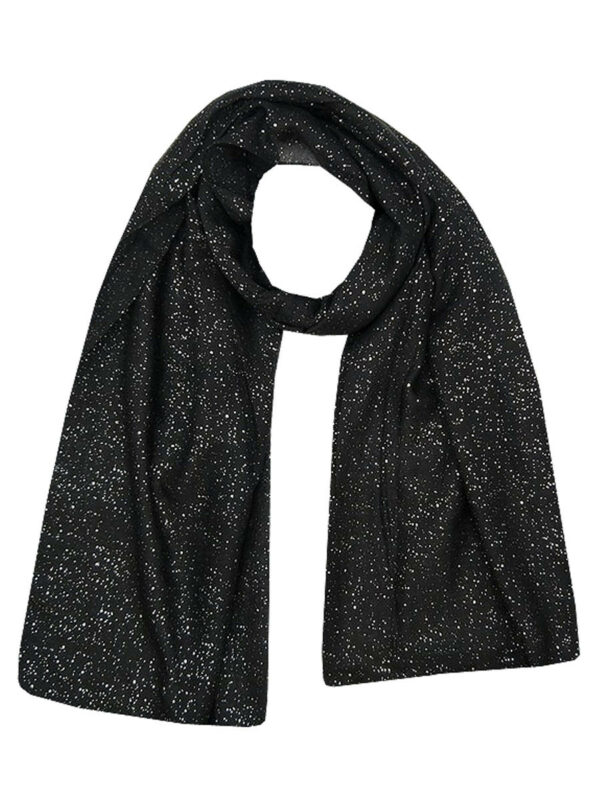 Sjaal Glitter Zwart